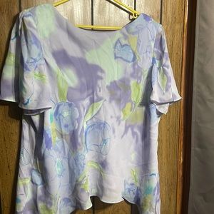 DANNY&NICOLE Floral Blouse